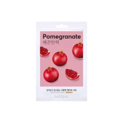 Masque tissu éclat Pomegranate – effet raffermissant, revitalisant, tonifiant / 19g
