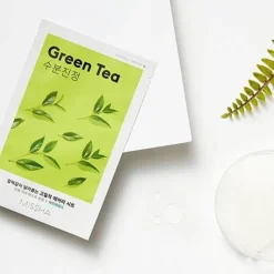 Masque tissu hydratant Green Tea – hydratation, confort, fraîcheur / 19g
