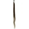 Mèches extensions naturelles Chatain clair x10