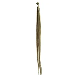 Mèches extensions naturelles Chatain et mèches Platine x10