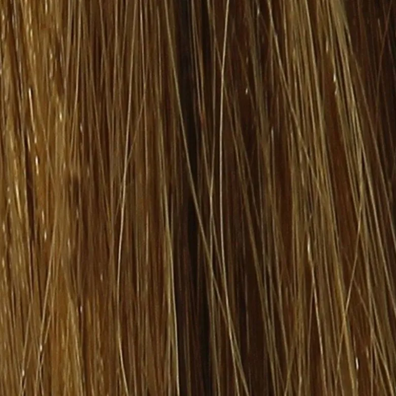Mèches naturelles Chatain et mèches Miel x10