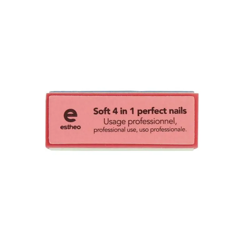 Mini bloc 4 faces - Soft 4 in 1 perfect nails Rose & Bleu