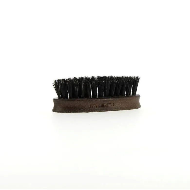 Mini brosse barbe en bois de hêtre et poils de sanglier