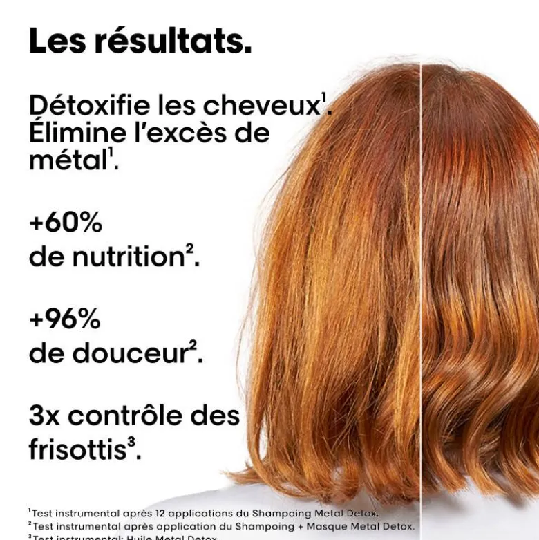 Mini kit trio découverte Metal Detox (shampoing + masque + huile) / 205ml