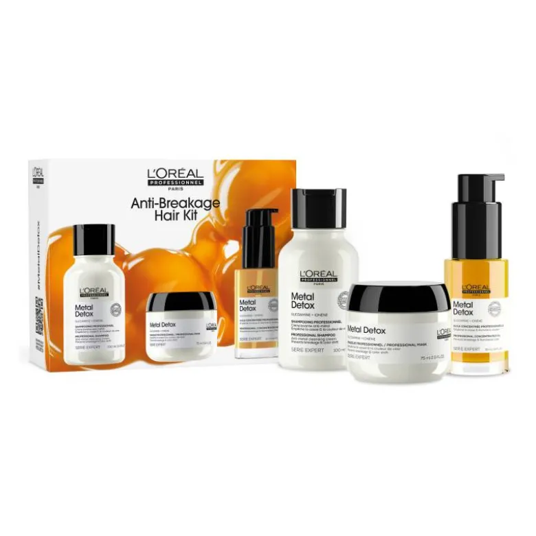 Mini kit trio découverte Metal Detox (shampoing + masque + huile) / 205ml