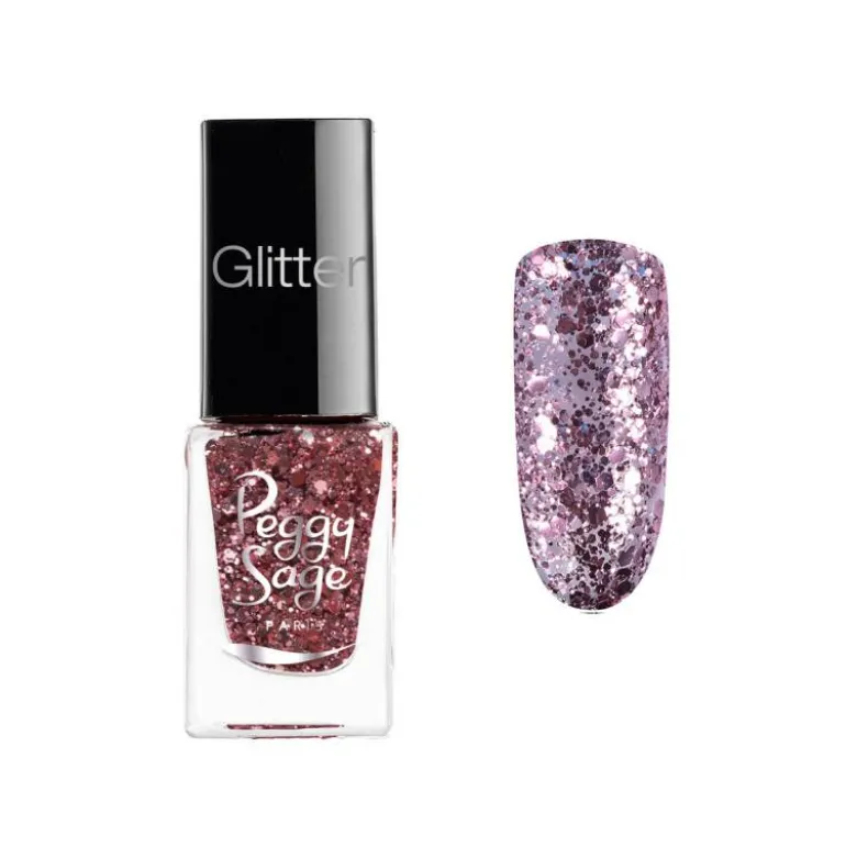 Mini vernis à ongles pailleté Oriane / 5ml