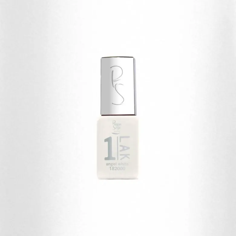 Mini vernis semi-permanent 1-LAK - Angel white / 5ml