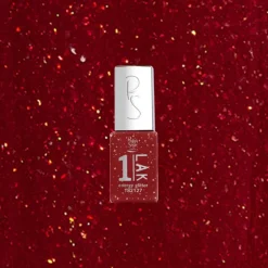 Mini vernis semi-permanent 1-LAK Energy Glitter / 5ml