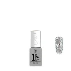 Mini vernis semi-permanent 1-LAK Glitter celebration / 5ml