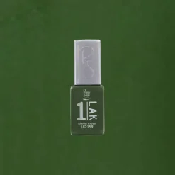 Mini vernis semi-permanent 1-LAK Green moss 5ml / 5ml