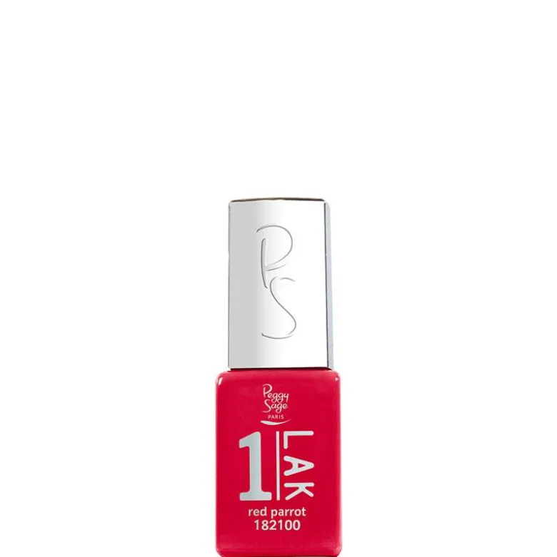Mini vernis semi-permanent 1-LAK Red parrot / 5ml