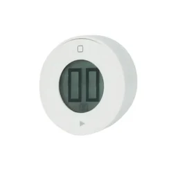Minuteur et chronomètre digital blanc