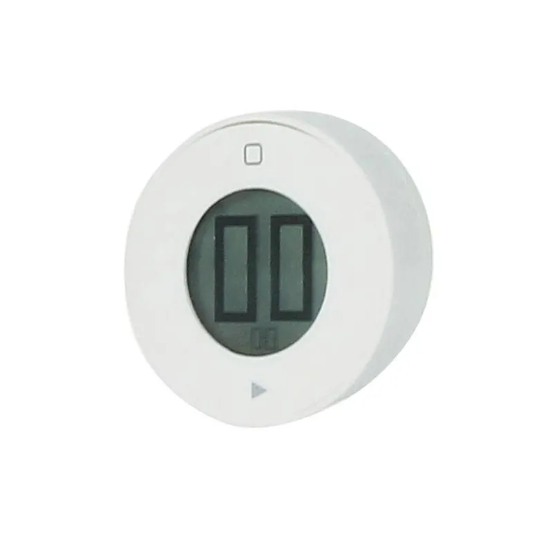 Minuteur et chronomètre digital blanc