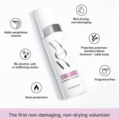 Mousse Xtra Large Bombshell – volume aérien, tenue souple, sans alcool / 195ml