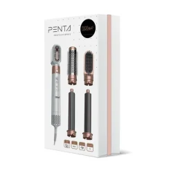 Outil de coiffage 5-en-1 PENTA - embouts interchangeables, coiffures infinies