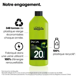 Oxydant crème professionnel 20 volume Inoa / 1000ml