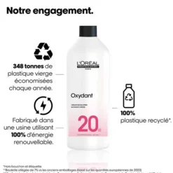 Oxydant crème 20 vol – application homogène, résultat précis / 1000ml