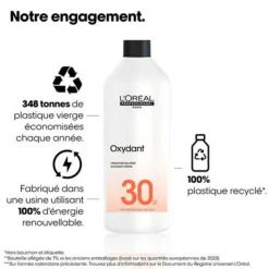 Oxydant crème 30 vol – éclaircissement optimal, couleur uniforme / 1000ml