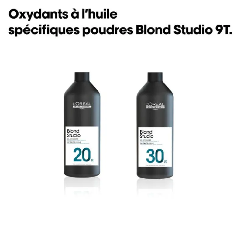 Oxydant huile 30 volumes Blond Studio spécifique poudres 9 tons / 1000ml