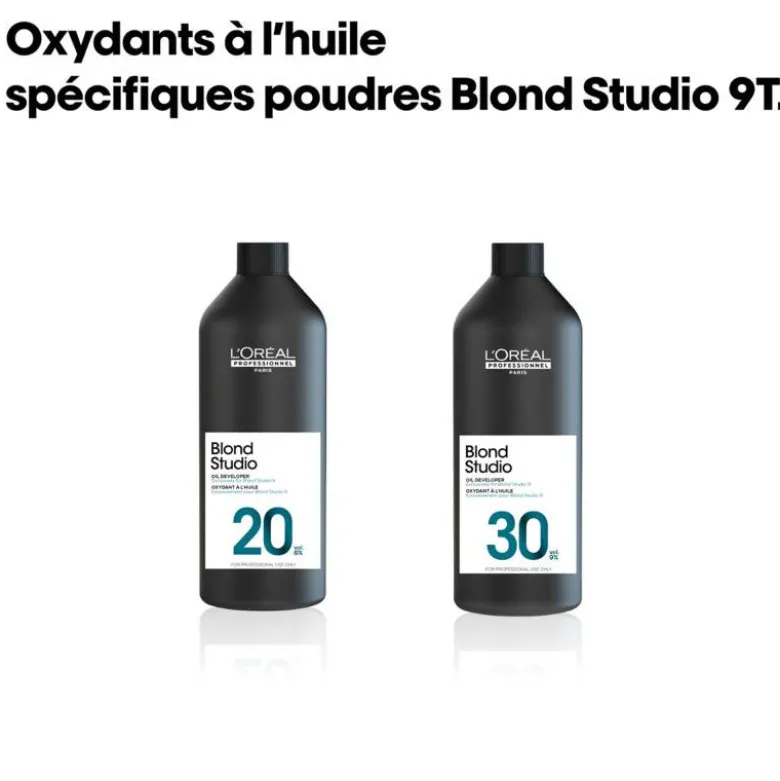 Oxydant à l’huile Blond Studio – protection, décoloration homogène / 1000ml