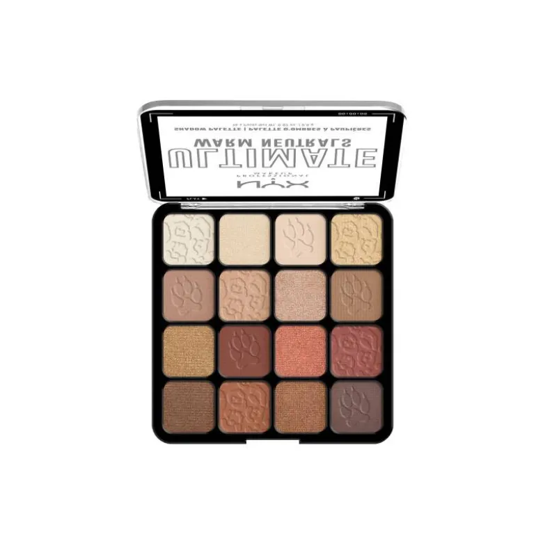 Palette 16 ombres à paupières Ultimate Warm neutrals / 108g
