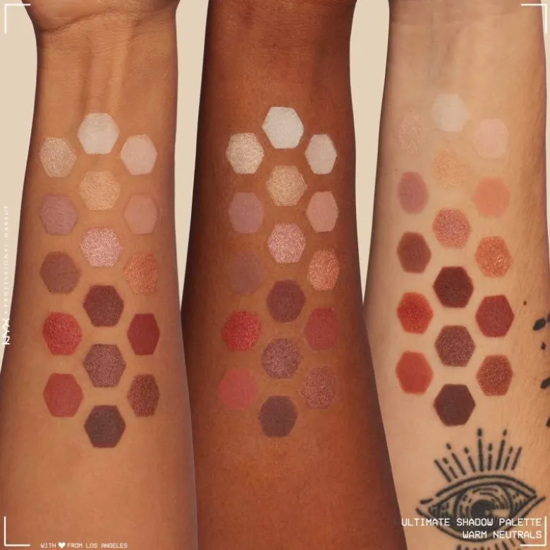 Palette 16 ombres à paupières Ultimate Warm neutrals / 108g