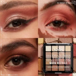 Palette 16 ombres à paupières Ultimate Warm neutrals / 108g