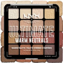 Palette 16 ombres à paupières Ultimate Warm neutrals / 108g