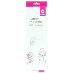 Papier mèches auto-chauffant 30x9.5cm Silver Quick x200