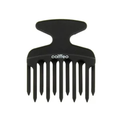 Peigne afro carbone - double denture décalée