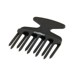 Peigne afro carbone - double denture décalée