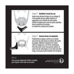 Peigne de définition barbe