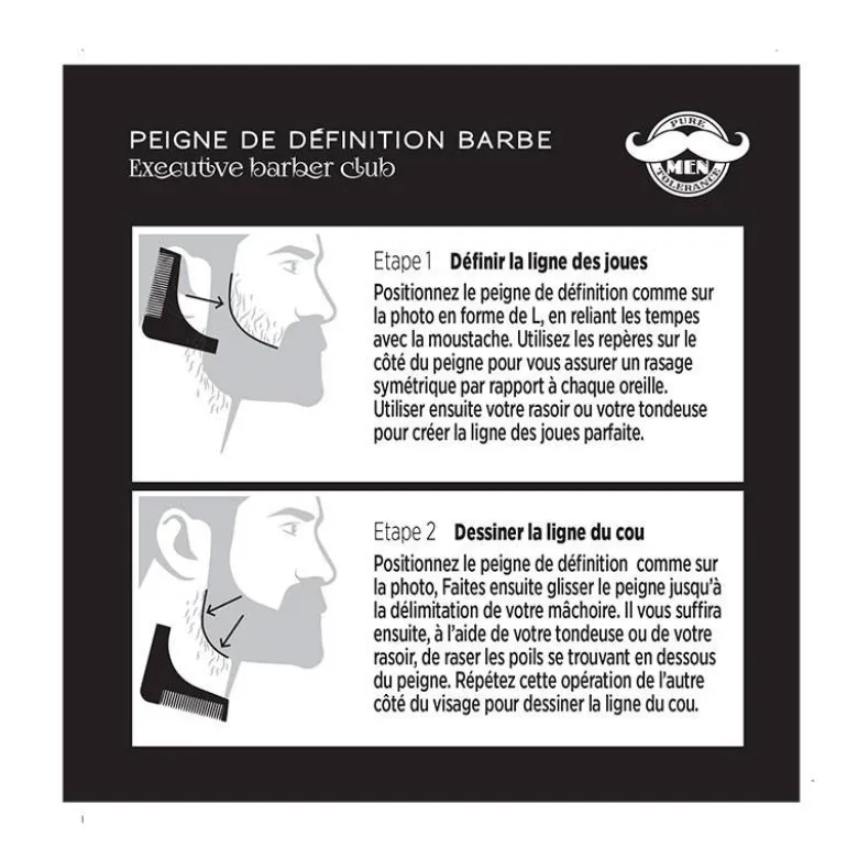 Peigne de définition barbe