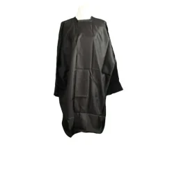 Peignoir imperméable noir simple velcro TU