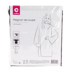 Peignoir imperméable noir simple velcro TU