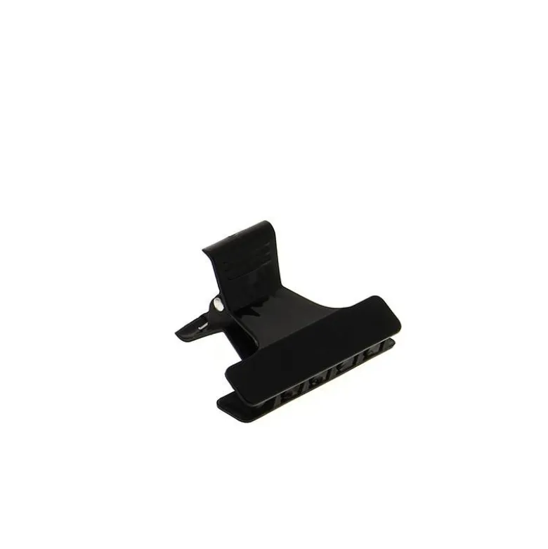 Petites pinces croco 6cm x12 Noir