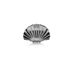 Pince cheveux forme coquillage argent