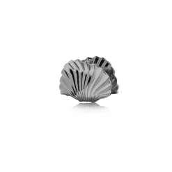 Pince cheveux forme coquillage argent