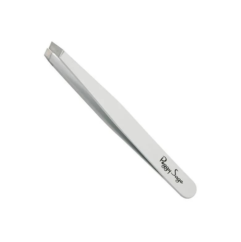 Pince à épiler mors biais souples Blanc