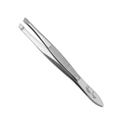 Pince à épiler mors carré souple 9cm