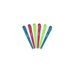 Pinces de séparation 12cm x6 Fluo rose, bleu & vert