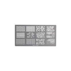 Plaque de stamping nail art Beach