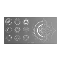 Plaque de stamping nail art Mandala