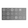 Plaque de stamping nail art Mandala mini
