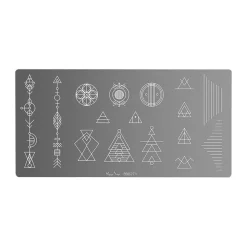 Plaque de stamping nail art Minimal