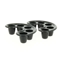 Plateaux de trempage pour ongles x2