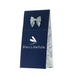 Pochette cadeau Bleu & Argent