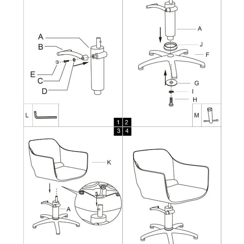 Pompe hydraulique fauteuil 7ème élément