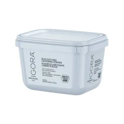 Poudre éclaircissante compacte bleue 7 tons Igora Vario Blond Plus / 450g
