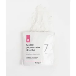 Poudre décolorante blanche 7 tons - Compacte non volatile / 500g